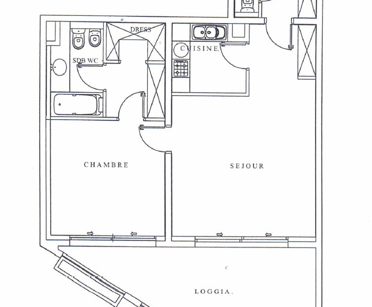 2 rooms apartment Fontvieille- Memmo Center